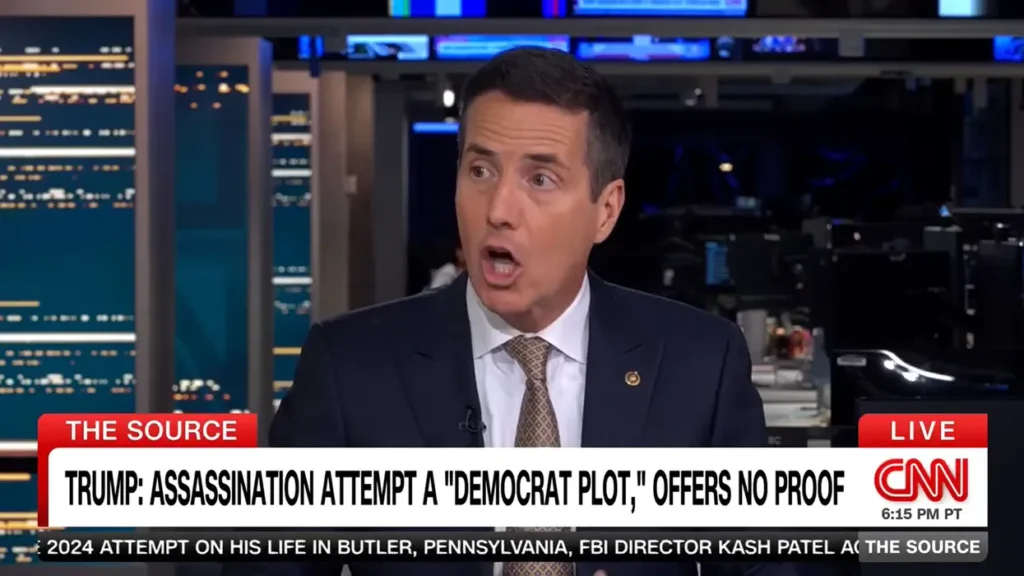 MAGA senator squirms after Kaitlan Collins corners him on Trump’s ‘Democrat plot’