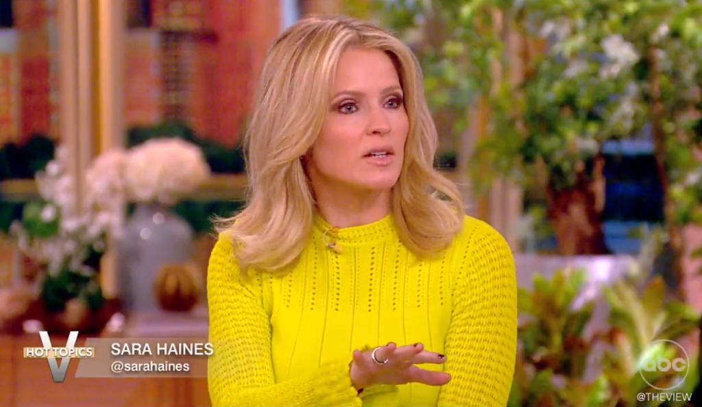 Sara Haines, co-host of 