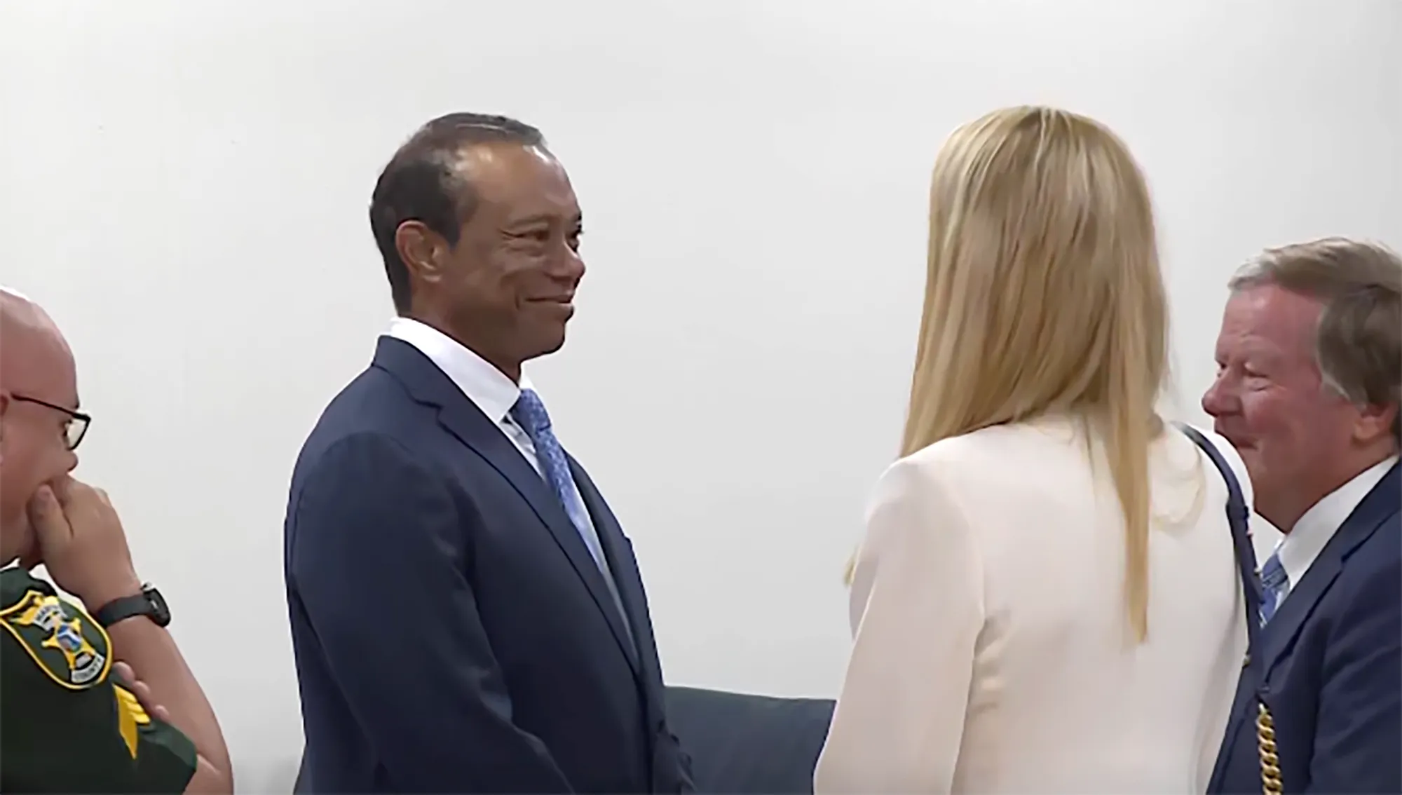 Tiger Woods in court.