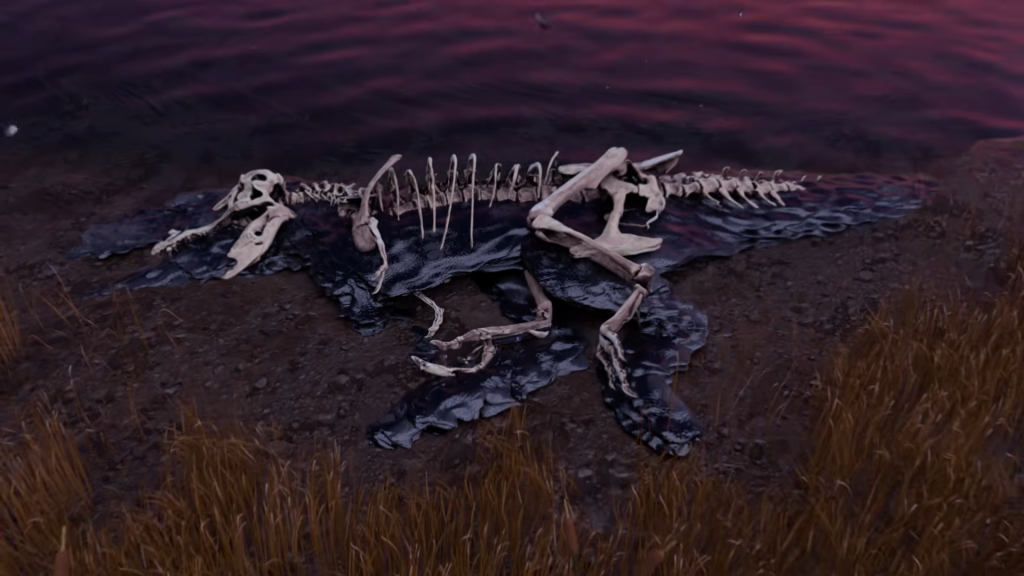 T. Rex skeleton.