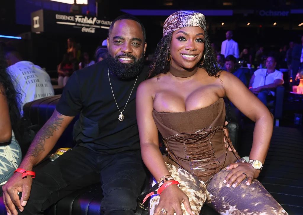 Todd Tucker and Kandi Burruss attend the 2025 Essence Festival of Culture.