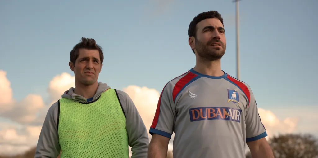 Phil Dunster and Brett Goldstein from Ted Lasso.