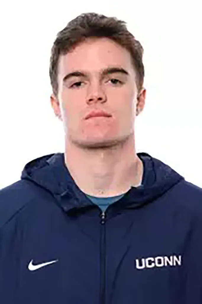 UConn Men's Track and Field runner Zachary Barry.