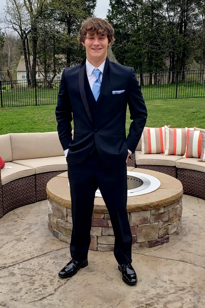 Glenwood Pysher IV in a tuxedo.