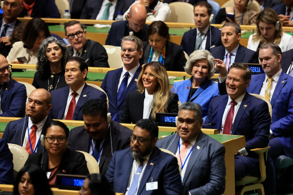 Melania Trump and Marco Rubio among attendees at the 81st United Nations General Assembly.