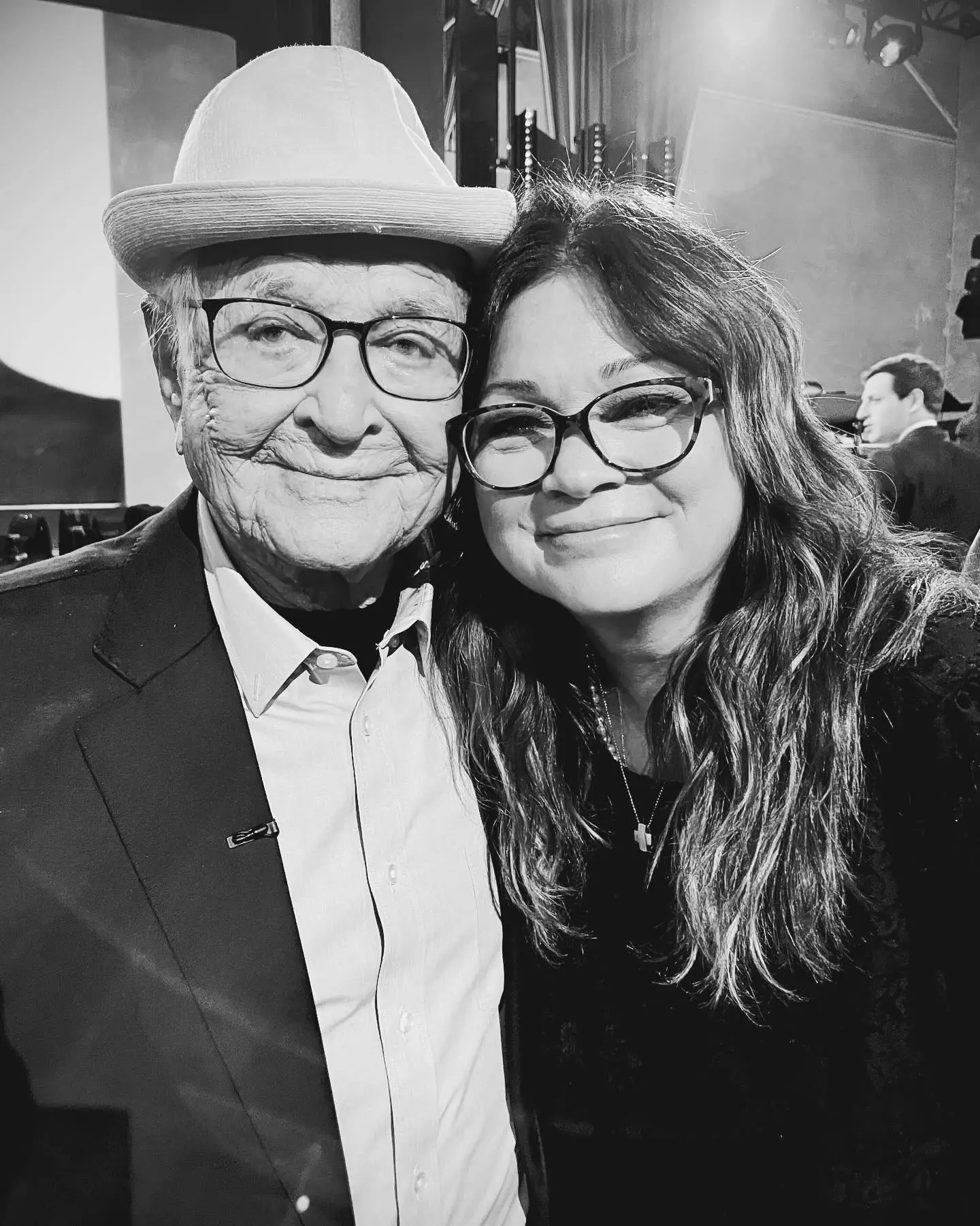 Norman Lear and Valerie Bertinelli