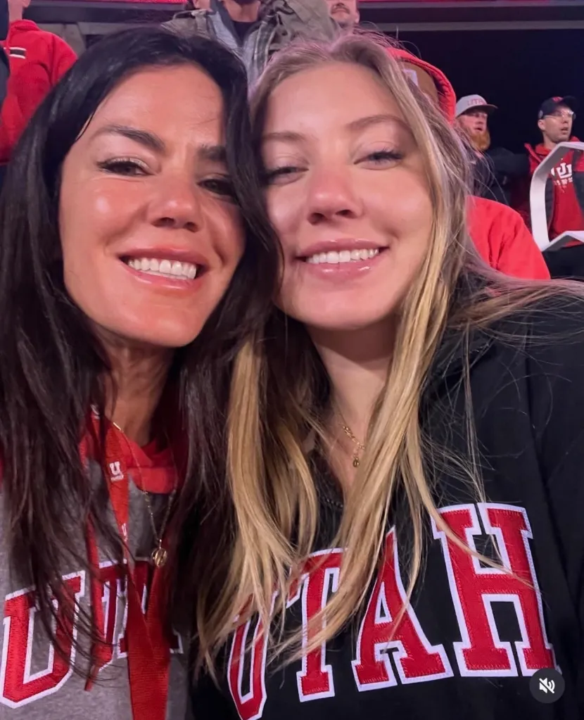 Vanessa Michelson Wheyland smiling with her daughter.