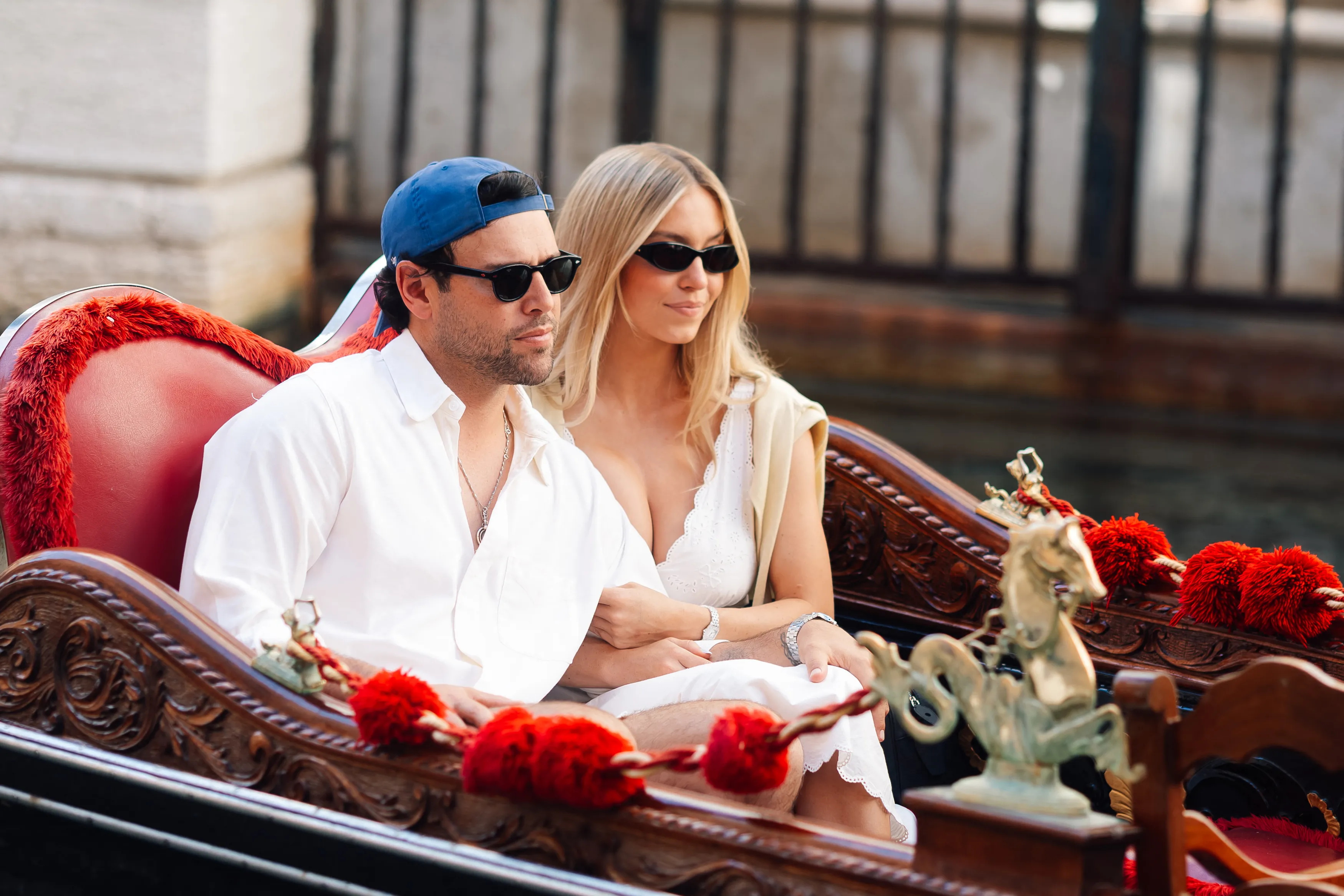 Scooter Braun and Sydney Sweeney in Venice, Italy