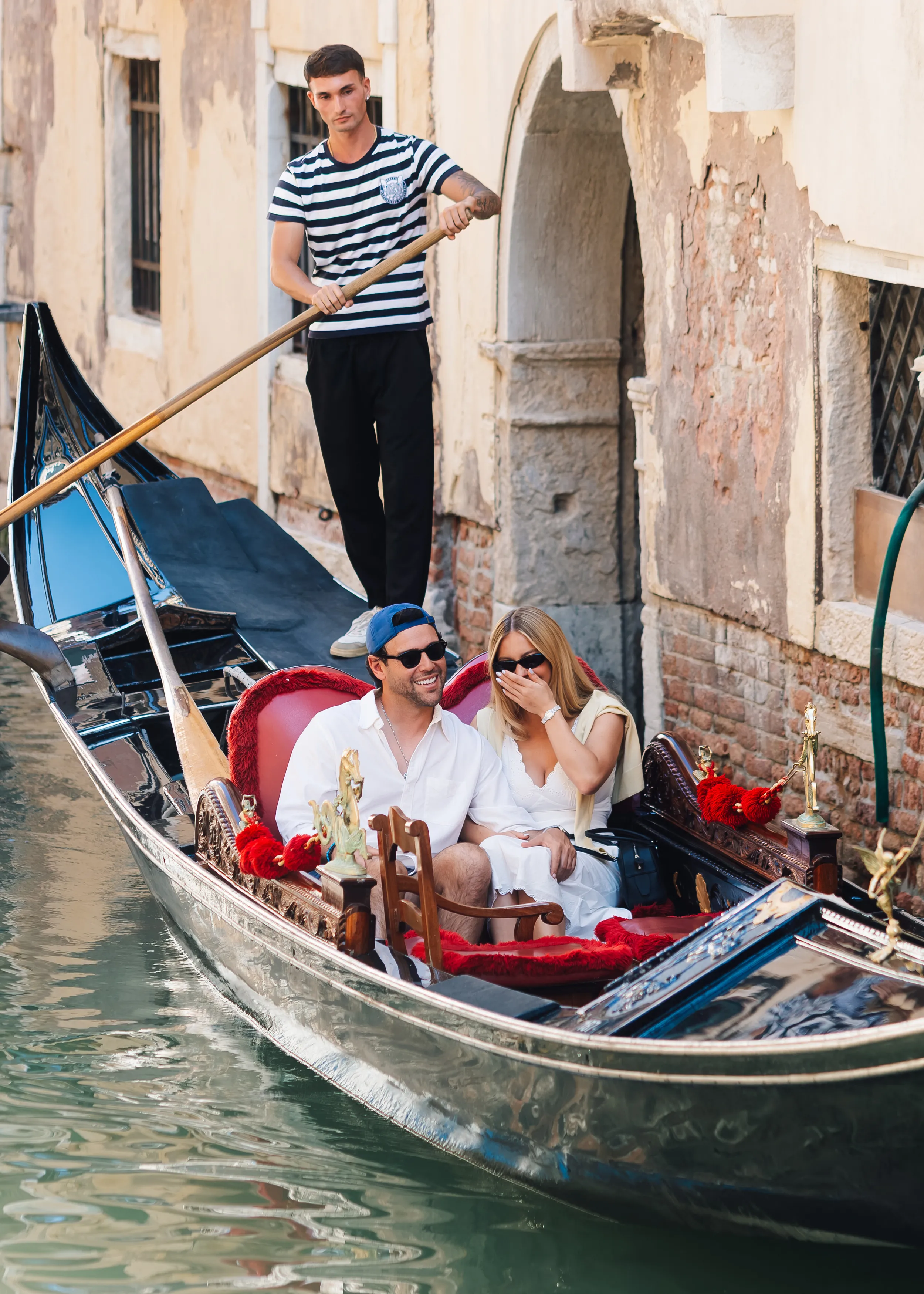 Scooter Braun and Sydney Sweeney in Venice