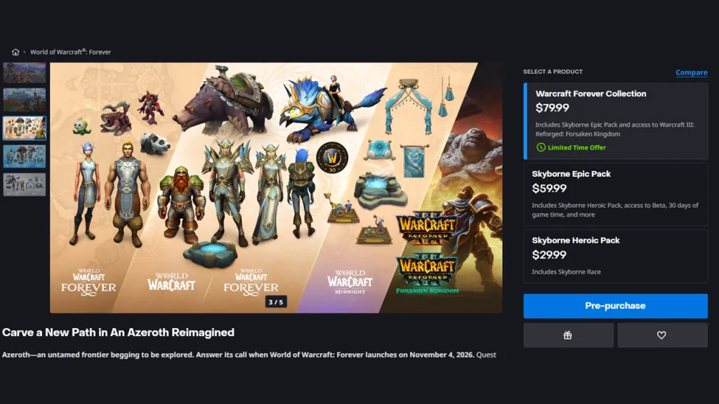 WoW Forever Beta Access