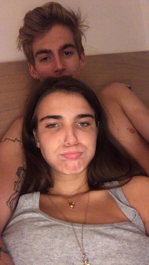 Charlotte D'Alessio with Presley Gerber.