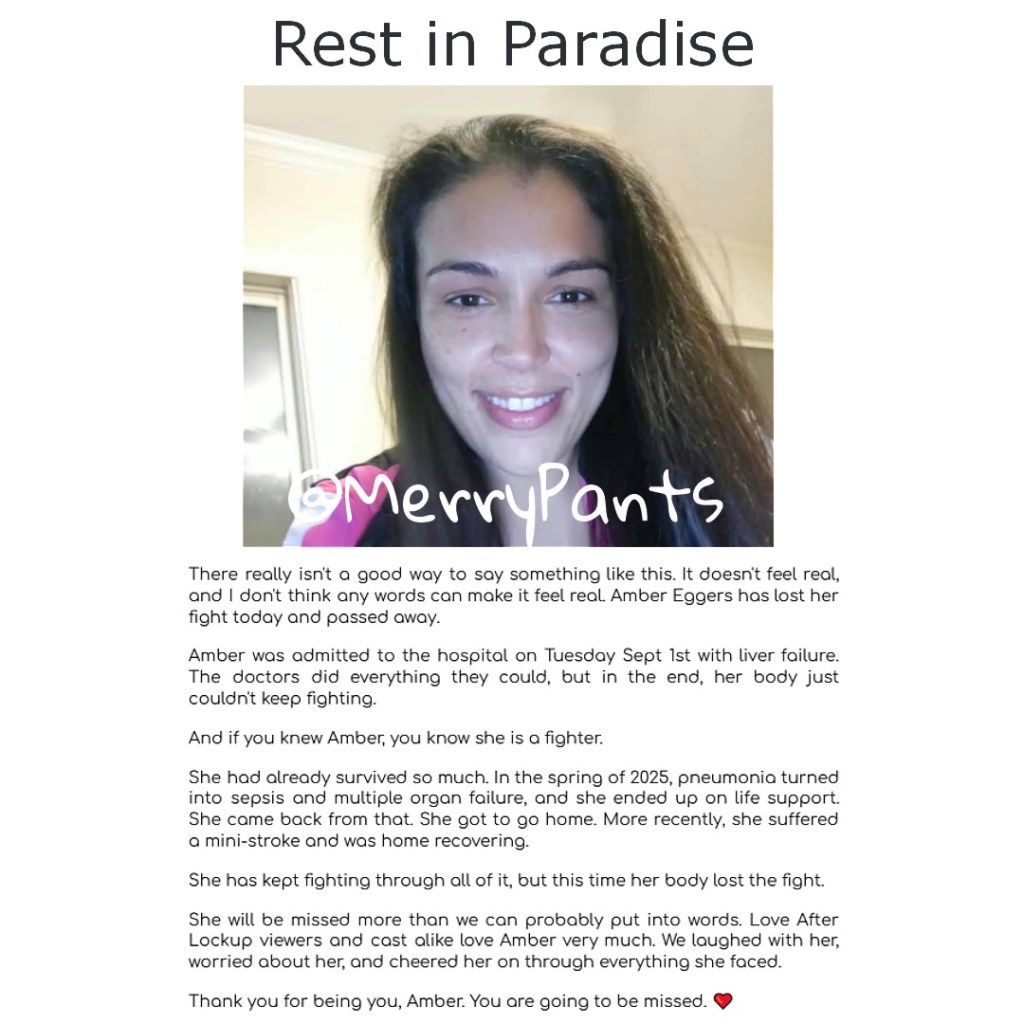 A woman with long dark hair smiles at the camera, with text above reading 