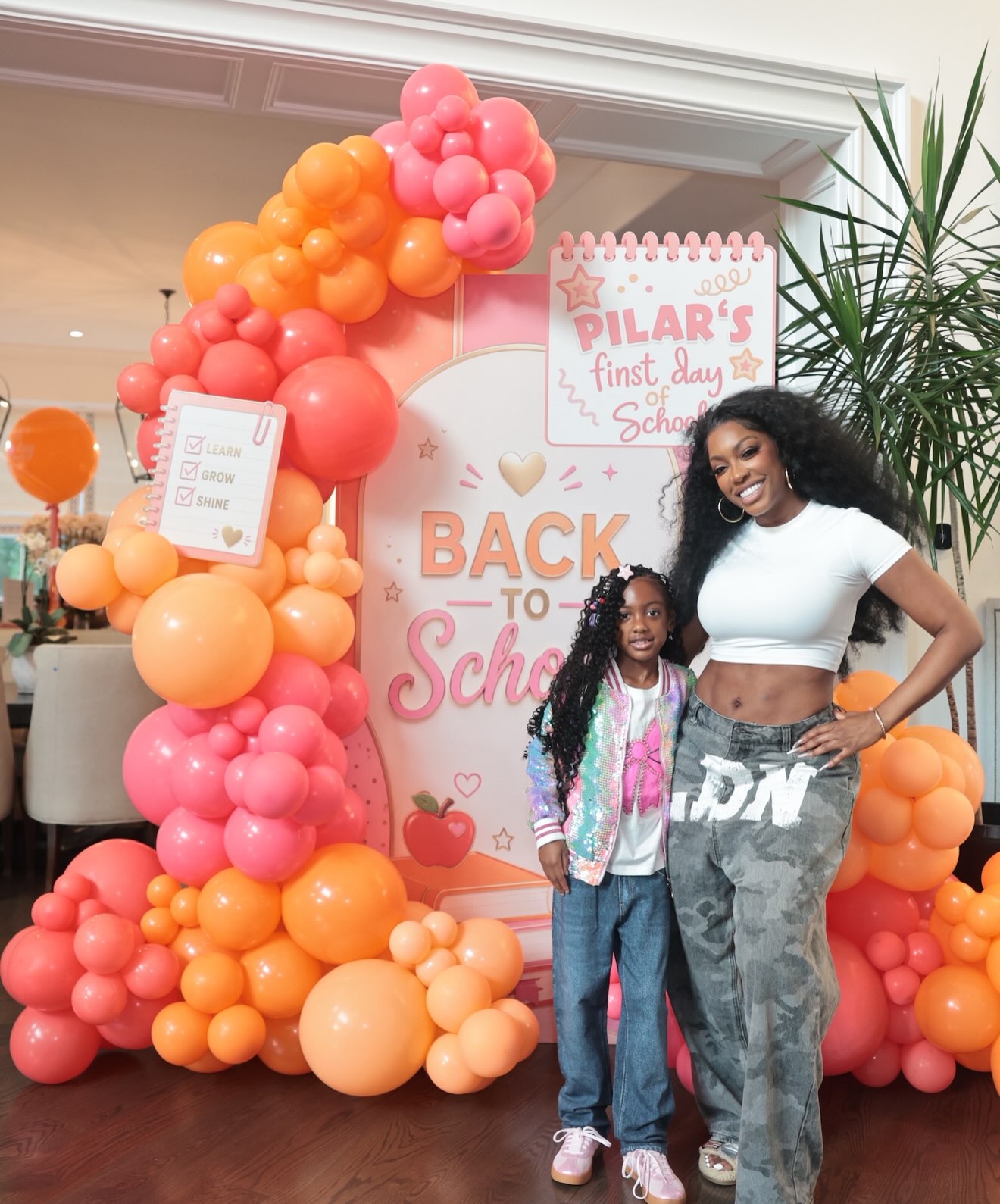 Porsha Williams with her daughter