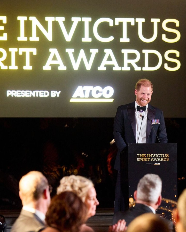 Prince Harry at the Invictus Games Foundation's inaugural Invictus Spirit Awards