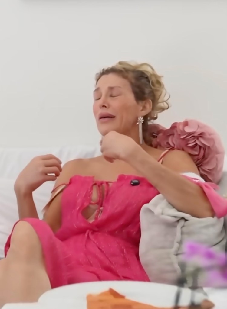 Brandi Glanville crying.