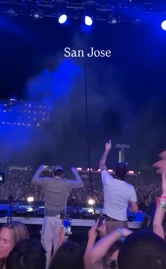The Chainsmokers perform a concert at Discovery Meadow in San Jose.