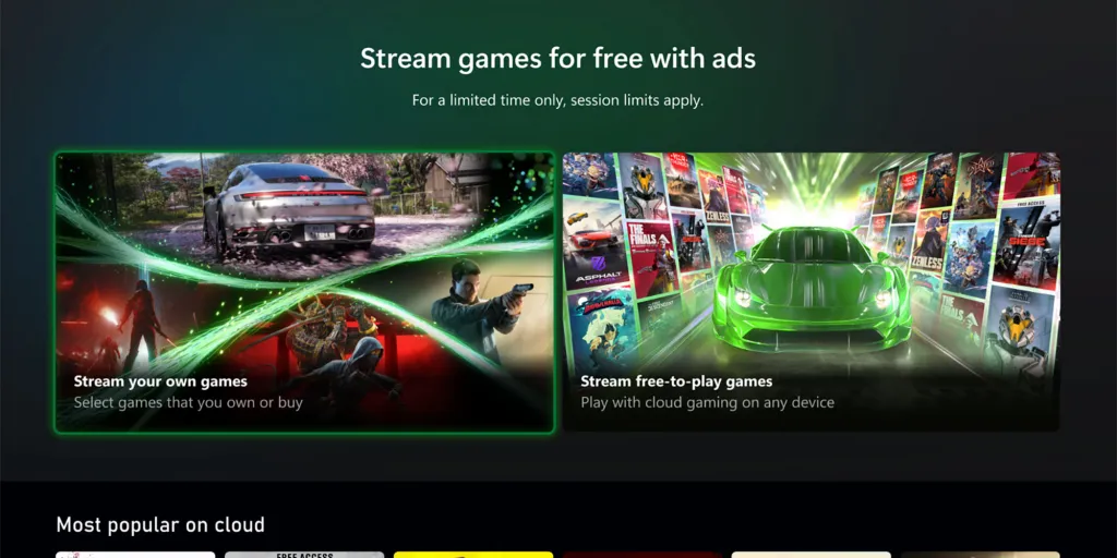 Screenshot: Xbox
