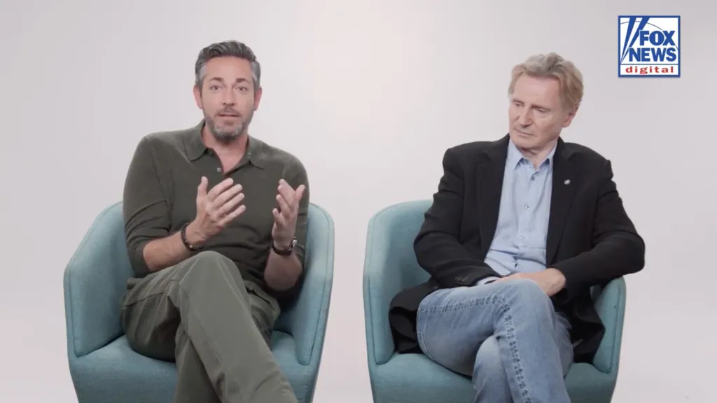 Zachary Levi and Liam Neeson interviewed on Fox News to promote their film 