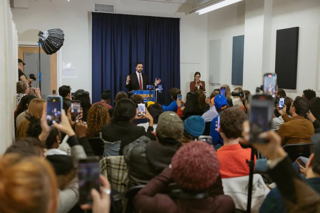 Zohran Mamdani holds a news conference for 