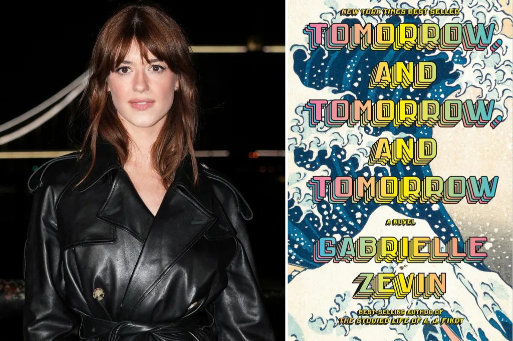 Collage of an image of Daisy Edgar-Jones and the book cover for 