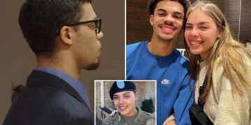 US Army soldier Zarrius Hildabrand sentenced to 59 years in prison for murdering wife, dumping her in storm drain