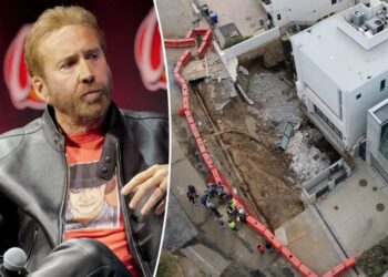 Nicolas Cage trying to save $10.5 million Malibu home as massive sinkhole continues to grow