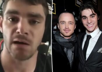 Aaron Paul recalls last time he saw ‘Breaking Bad’ co-star RJ Mitte before actor’s ‘absolutely tragic’ death