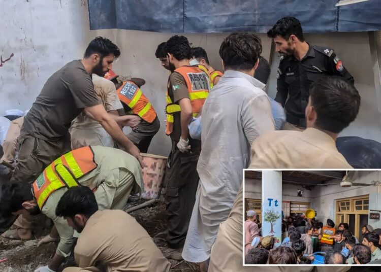 School roof collapse kills at least 18 people, injures more than 3 dozen in Pakistan