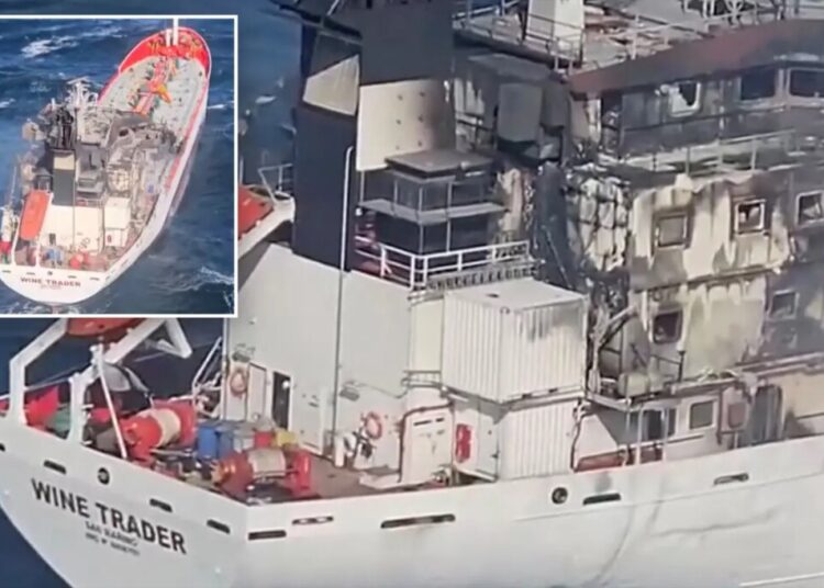 Two ships ablaze in Romanian Black Sea waters, 7 sailors missing