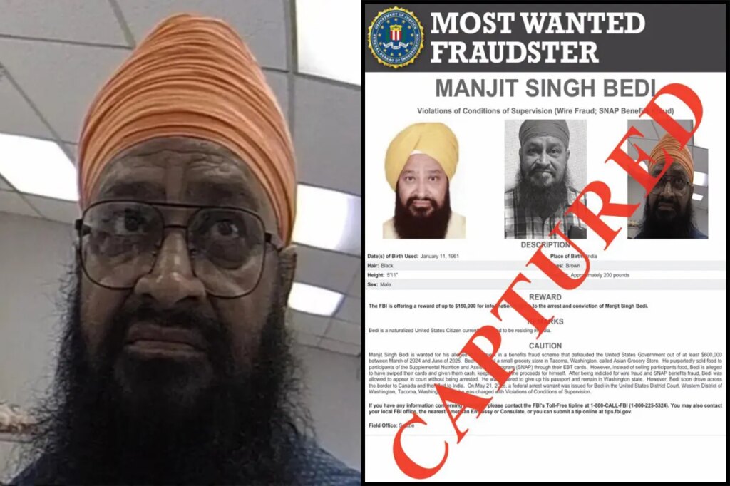 FBI returns ‘Most Wanted’ fraudster to US after India arrest in alleged $600K SNAP food stamp scheme
