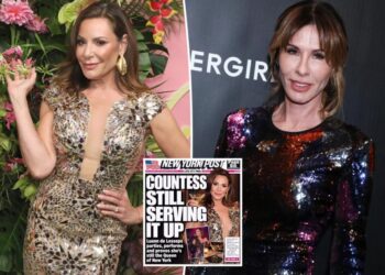 Luann de Lesseps tries upstaging ‘RHONY’ rival Carole Radziwill with photoshopped NY Post cover