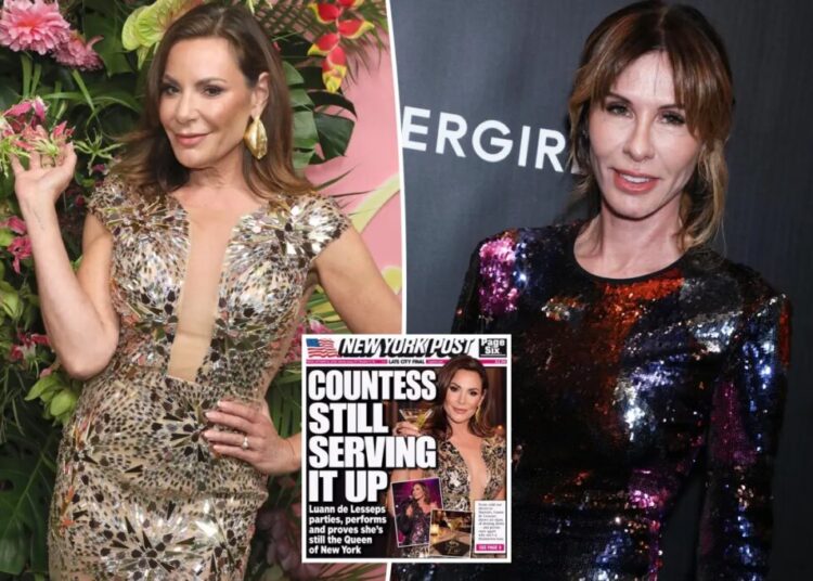 Luann de Lesseps tries upstaging ‘RHONY’ rival Carole Radziwill with photoshopped NY Post cover