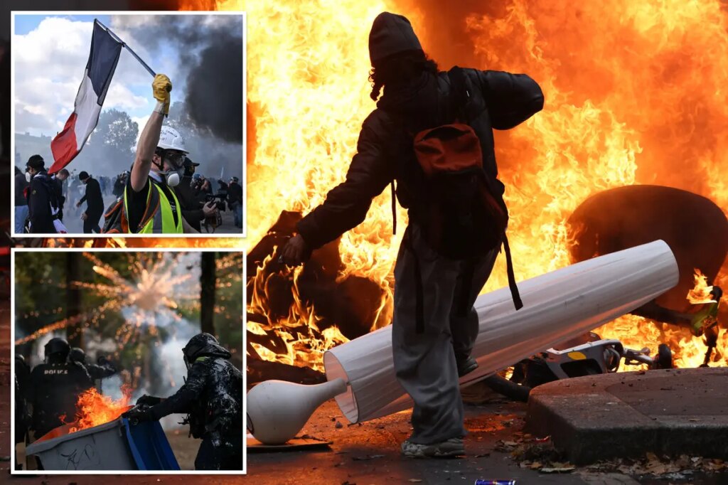 France in flames: 550,000 protesters  take to the streets as Macron erupts, ‘Let them come and get me!’