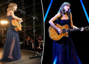 Taylor Swift shines in Ralph Lauren for Academy Museum 2026 performance