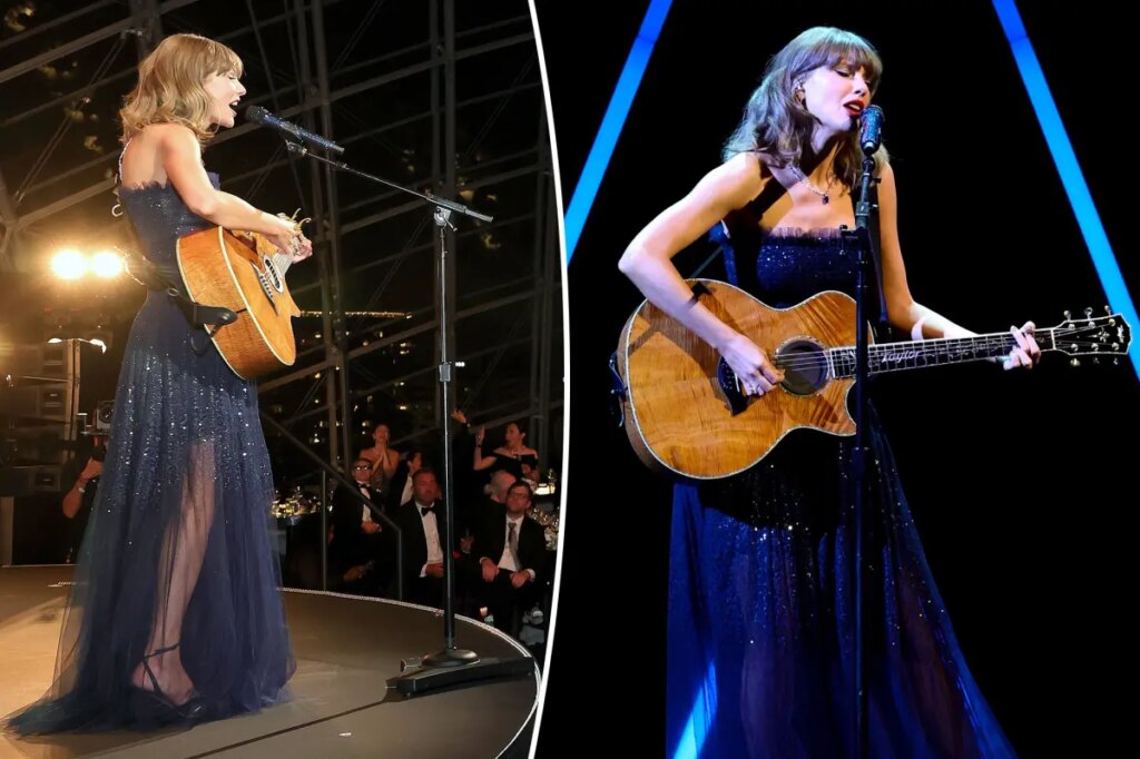Taylor Swift shines in Ralph Lauren for Academy Museum 2026 performance