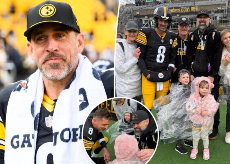 Aaron Rodgers’ family cheers on NFL star at Steelers game for first time since ending feud
