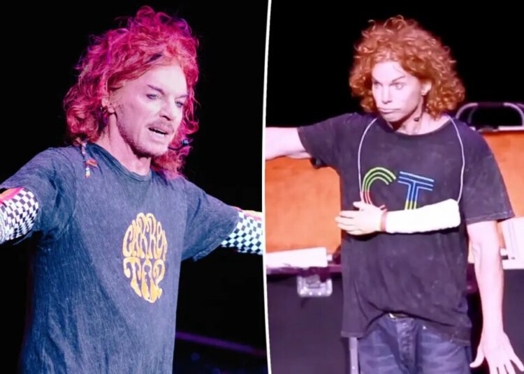 Carrot Top jokes about ‘month of reflection’ in first Las Vegas residency show since suicide attempt