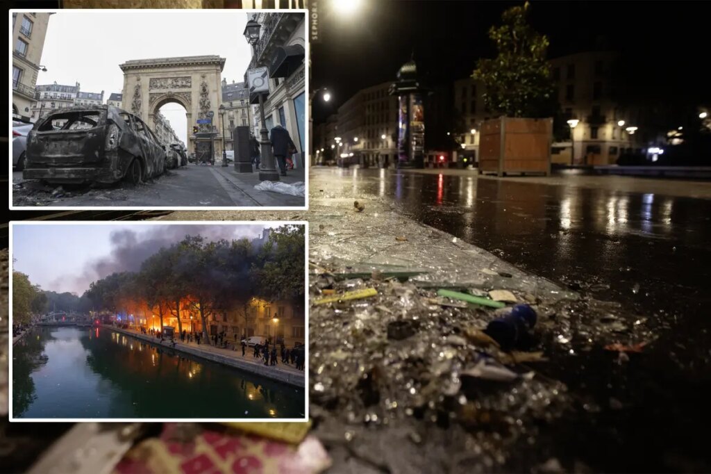 Paris police issue overnight curfew in 2 areas of French capital to try to prevent further disorder