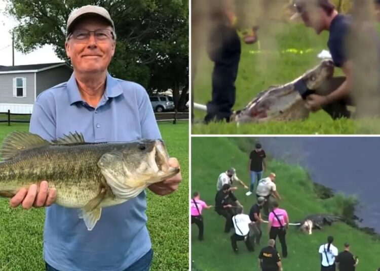 Harrowing new details emerge in death of Florida fisherman savaged by 12-foot alligator on banks of popular lake