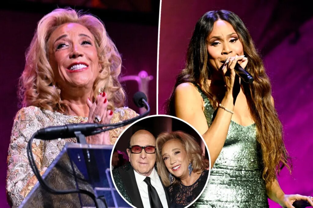 Denise Rich and Deborah Cox honor Clive Davis at Angel Ball