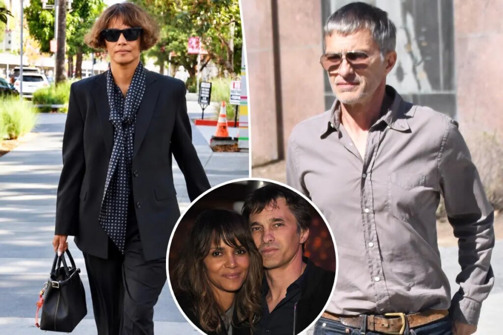 Halle Berry’s ex Olivier Martinez storms out of court during testimony over abuse claims