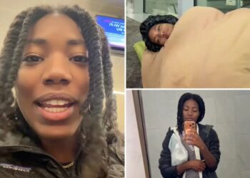 California woman admits she prefers sleeping on airport floors to hotel beds in viral video: ‘I plan it’