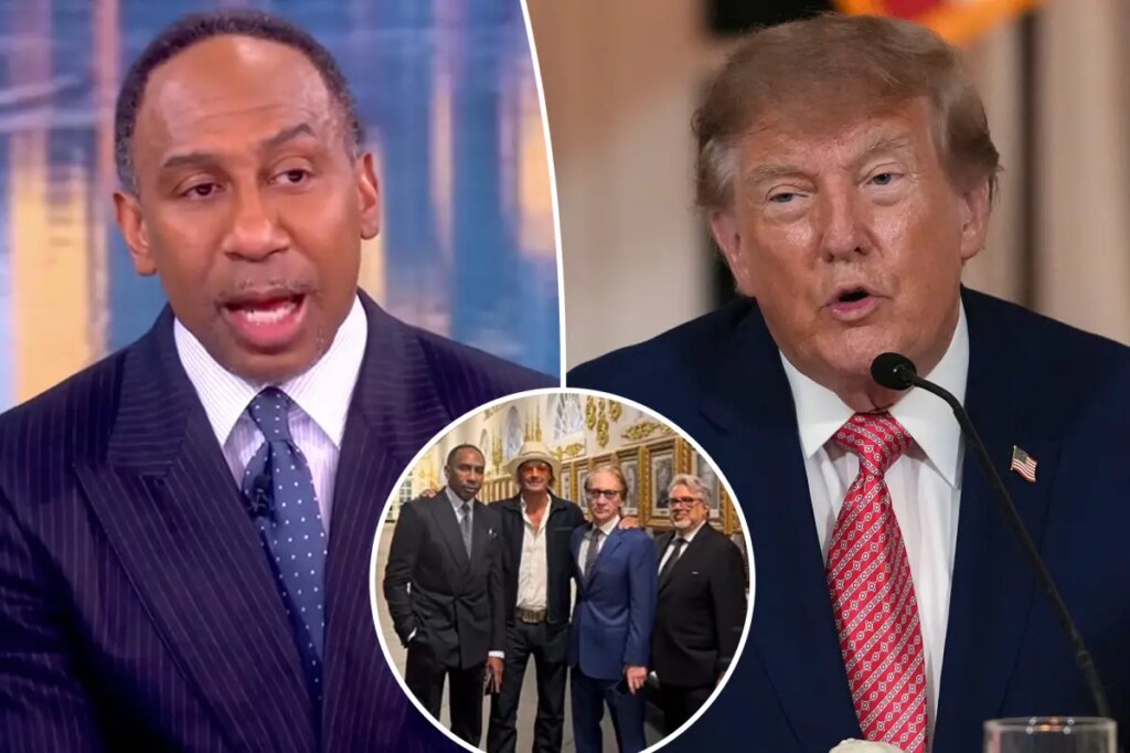 Stephen A. Smith fires back at ‘The View’ hosts in defense of White House dinner with Trump: ‘I’ll be damned’