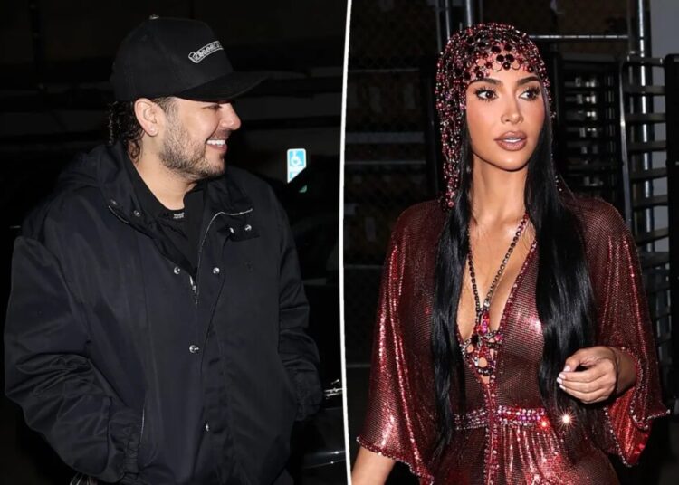 Rob Kardashian breaks cover with rare appearance at sister Kim’s 46th birthday