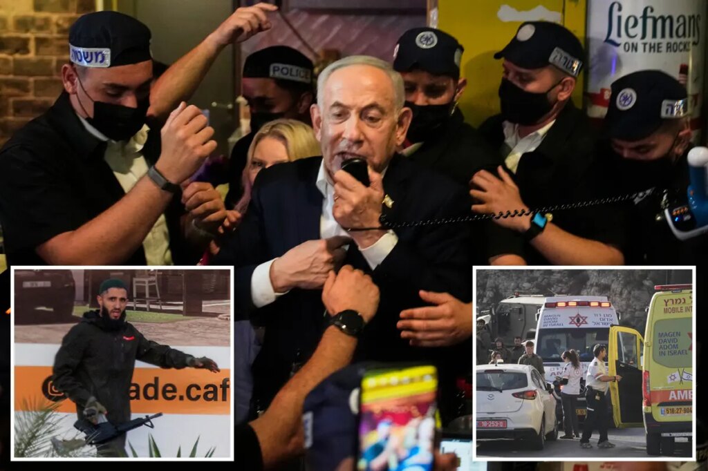 Netanyahu orders closure of West Bank after 5 wounded in shooting, 2 terrorists killed