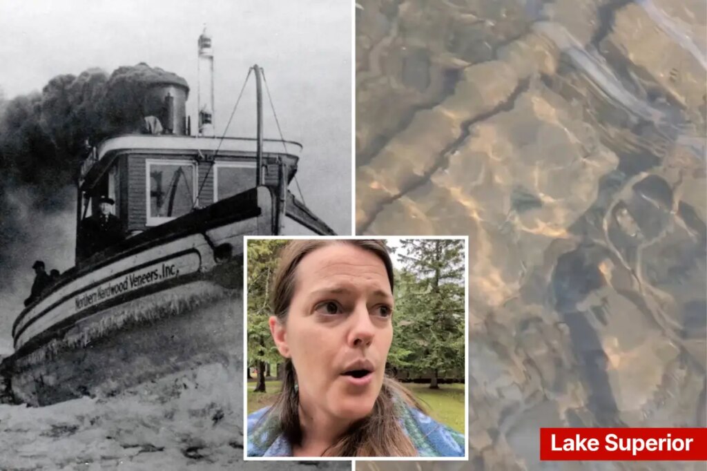 Mom and 9-year-old son stumble upon century-old shipwreck beneath Lake Superior