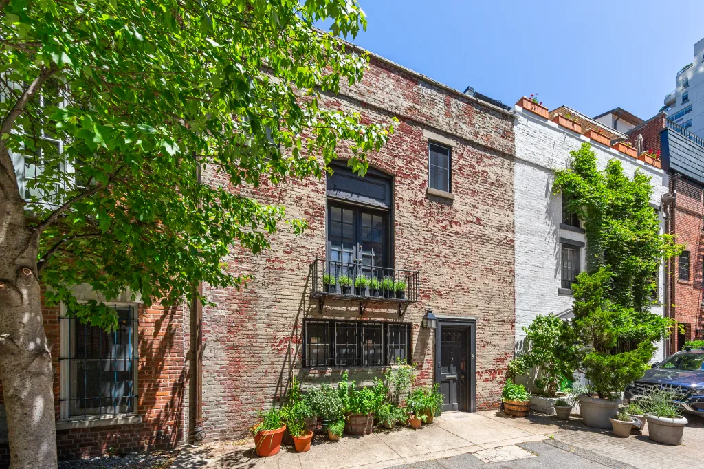 The brick exterior.