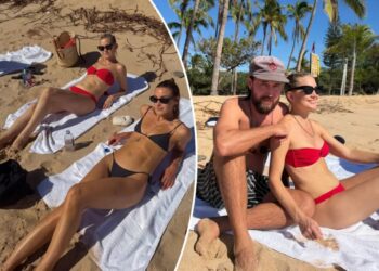 Kate Hudson turns heads in red bikini on Hawaiian getaway with fiancé