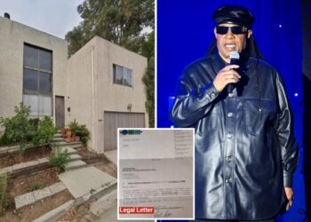 Stevie Wonder sues to evict ex living in his LA home rent-free for nearly 40 years