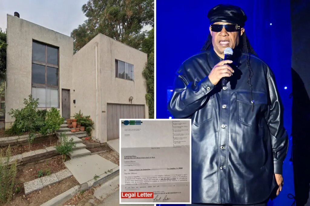 Stevie Wonder sues to evict ex living in his LA home rent-free for nearly 40 years